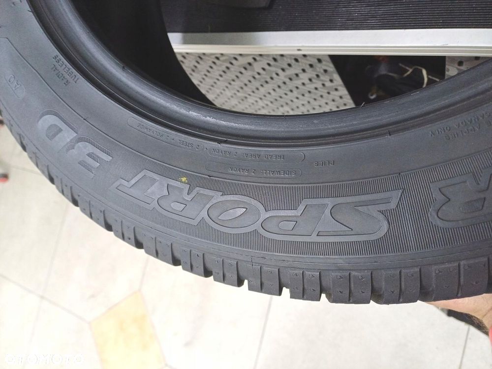 4x 235/55r18 dunlop opony zimowe 7,5mm 52166 - 7