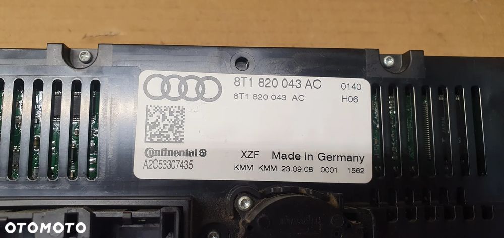 Panel nawiewu powietrza klimatyzacji klimatronic Audi A4 B8 8T1820043AC - 8