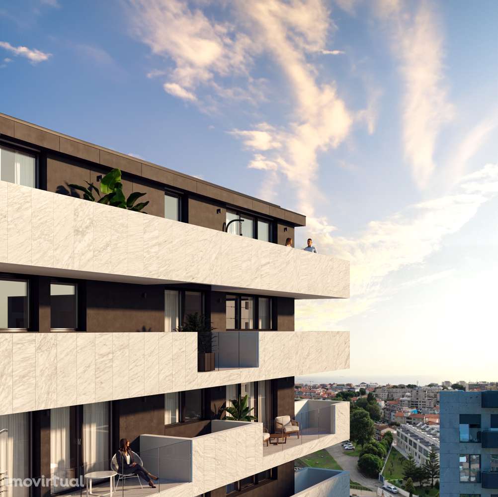 T2 Novo Leça da Palmeira | Varanda + Garagem | Últimas Unidades - Grande imagem: 3/16
