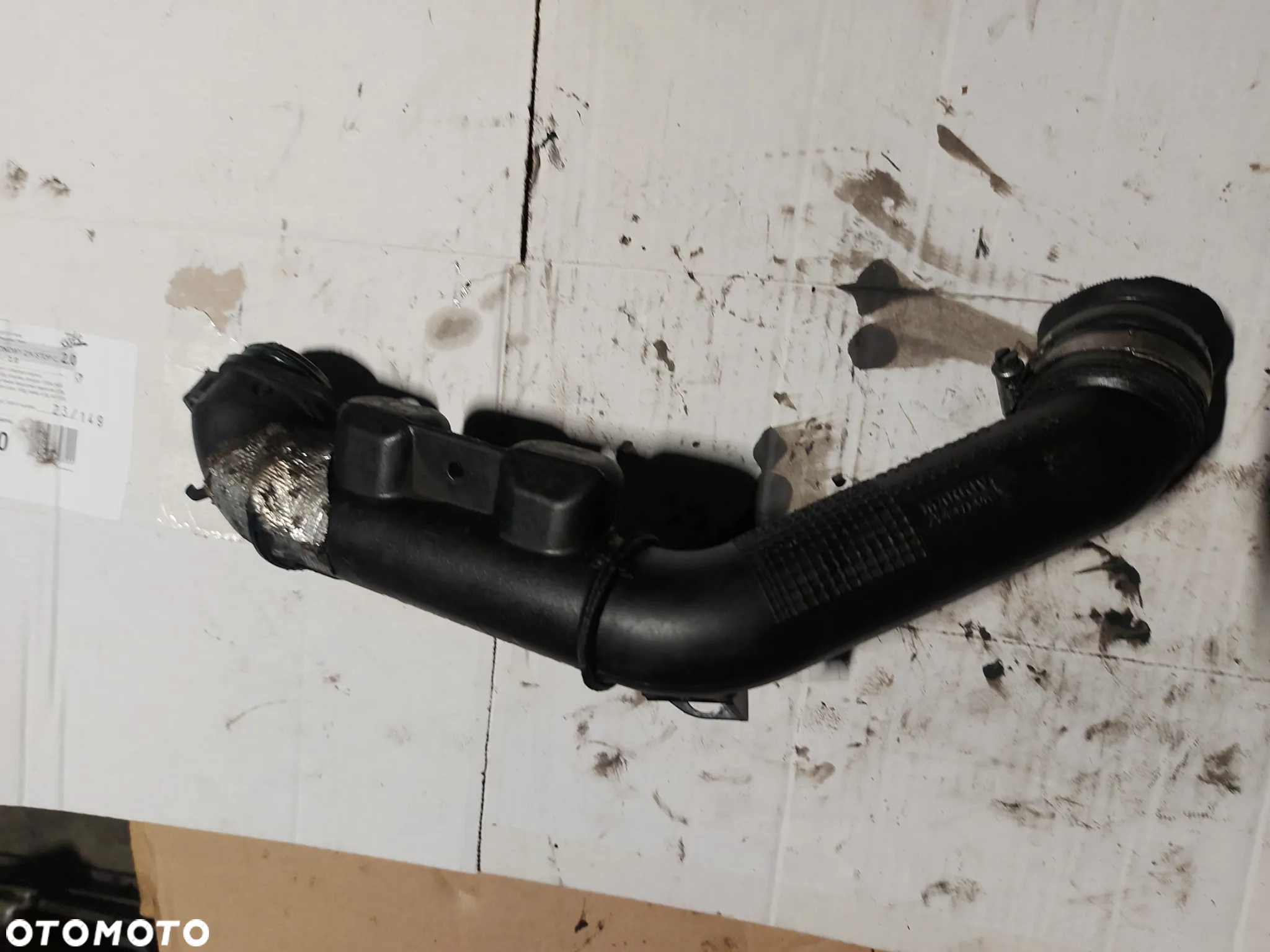 Rura intercoolera Peugeot 307 1.6hdi 9653778480E - 4