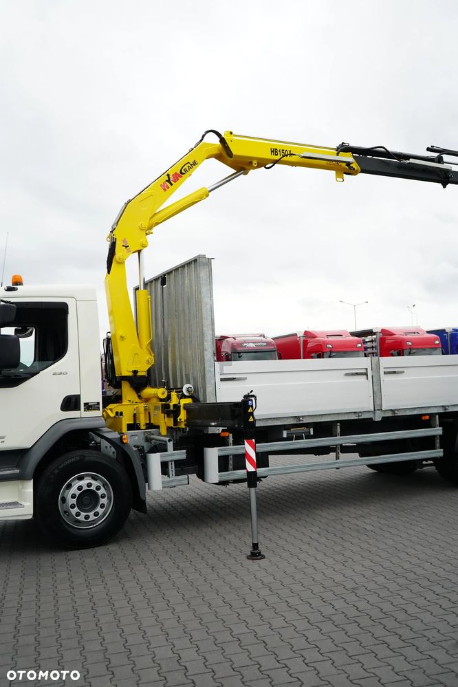 DAF LF / 250 / SKRZYNIOWY + HDS / HYVA HB-150 / PILOT / ROTATOR - 15