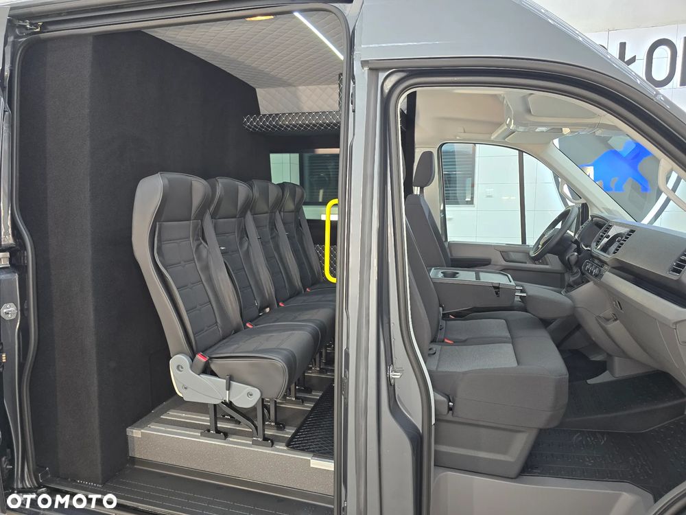 Volkswagen CRAFTER 4 MOTION AUTOMAT-8 Bie TDI 177KM Długi 7-OSOBOWY BOGATA OPCJA WYPOSAŻENIA NAVI KAMERA COFANIA FUL LED LAKIER METALIZOWANY FOTEL KIEROWCY PNEŁMATYCZNY Z MASAZEM SALON PL STAN NOWY NOWY NOWY - 33
