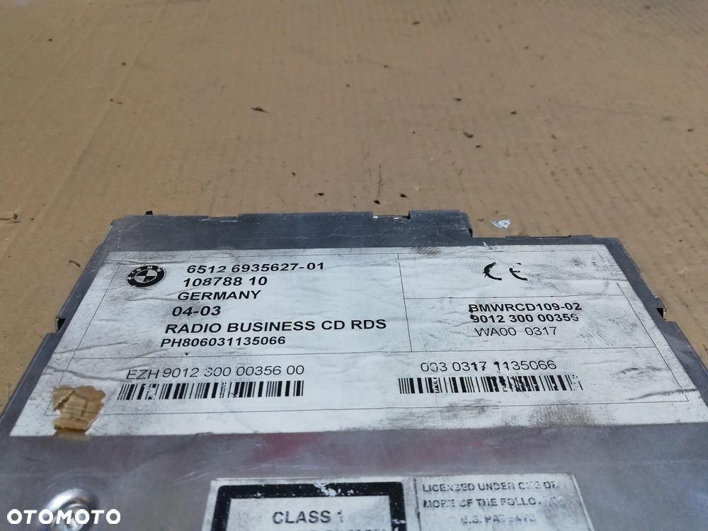 RADIO BMW E46 6935627 - 3