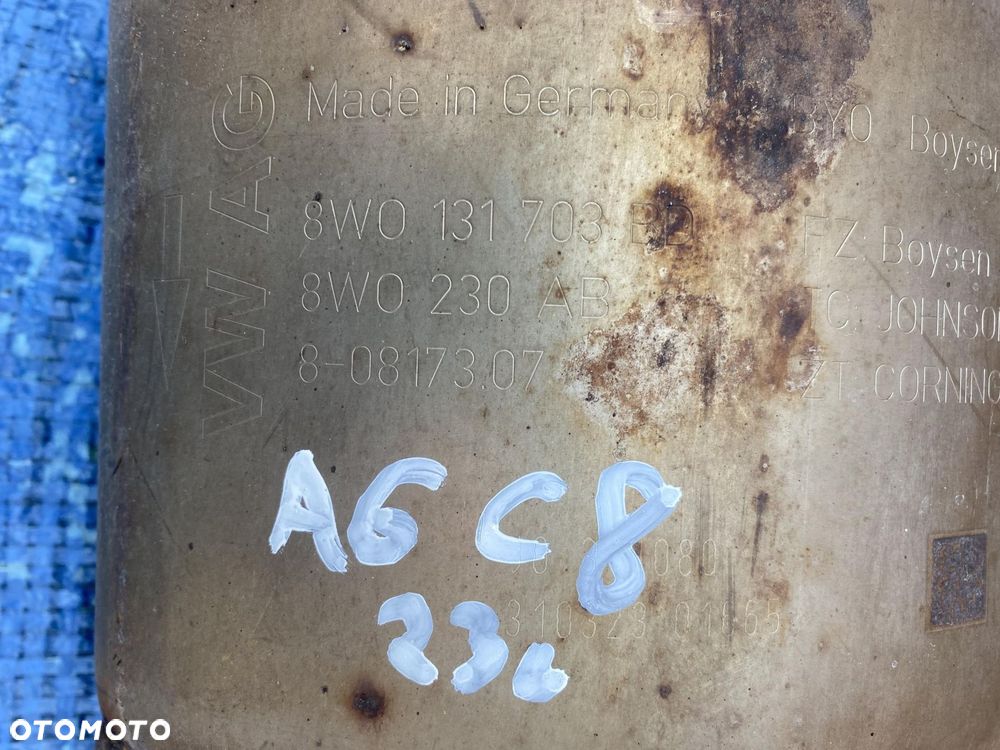 AUDI A6 C8 4K 2.0 TDI KATALIZATOR DPF 8W0131703BD ORYGINAŁ DEMONTAŻ - 2