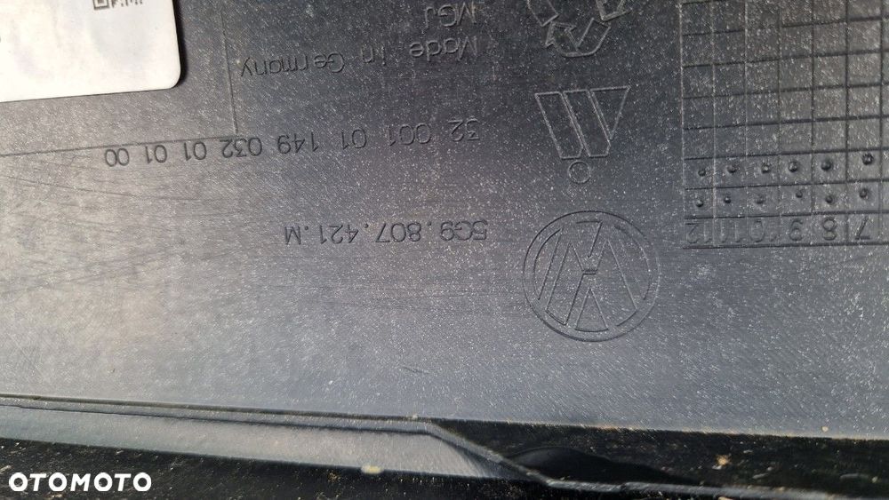 VW GOLF 7 VII VARIANT LIFT 370 ZDERZAK TYŁ TYLNY 5G9807421M - 9