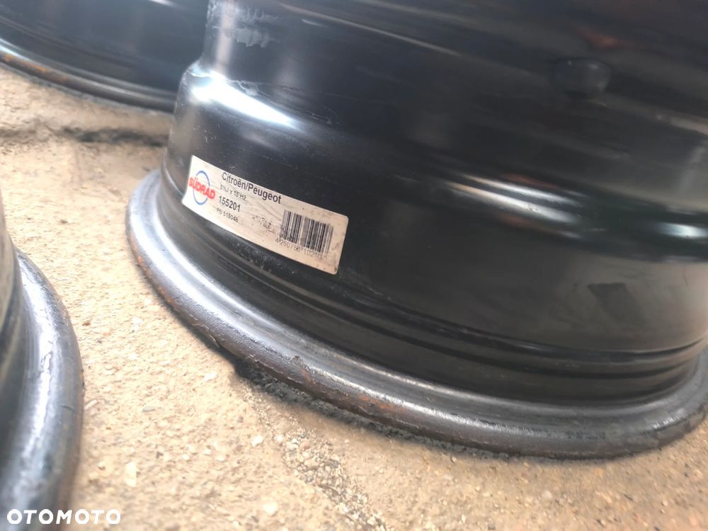 4x108 Felgi Stalowe Stal 15 Koła CITROEN BERLINGO C ELYSEE C3 PICASSO C4 PICASSO GRAND PICASSO C5 PEUGEOT PARTNER 307 SW 301 308 Legnica ALU-RAD - 10