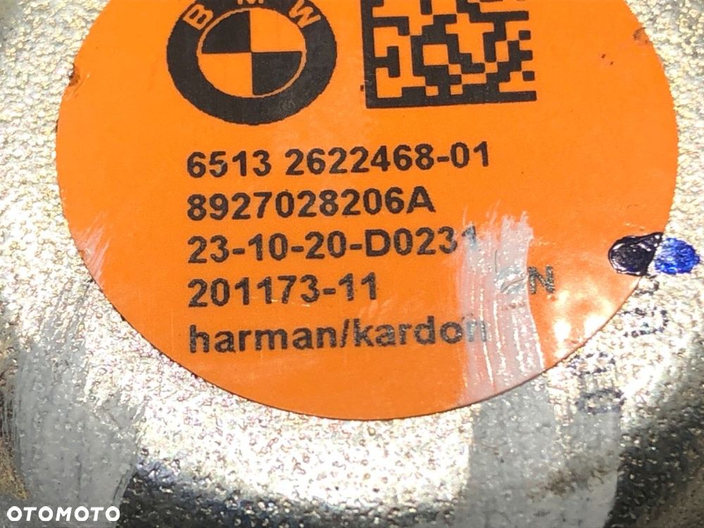 GŁOŚNIK HARMAN KARDON  BMW 5 (G30, F90) 2016 - 2022 540 i Mild-Hybrid xDrive 245 kW [333 KM] - 4