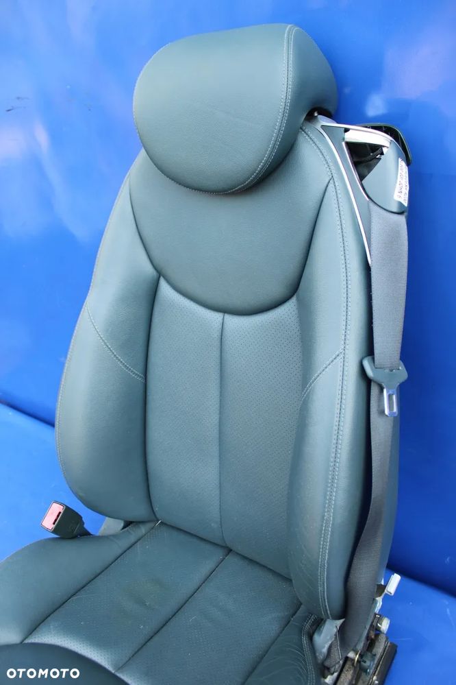 Fotel + pas lewy kierowcy niebieski OE Mercedes SL R230 W230 - 9