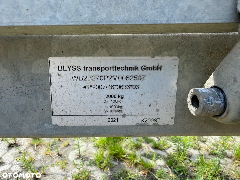 Blyss AH K080 ST- przyczepka dłużycowa - 11