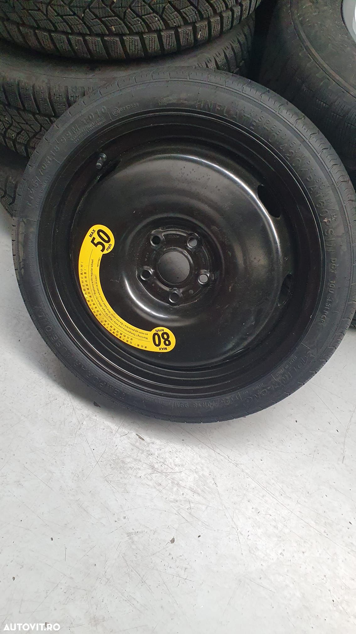 Roata rezerva slim Vw Audi Skoda Seat R18 - 1
