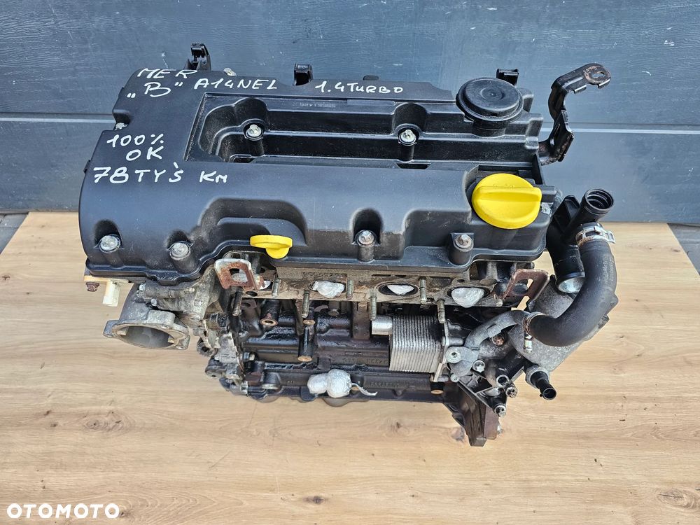 SILNIK OPEL ASTRA J CORSA D E MERIVA B MOKKA ZAFIRA C 1.4 T TURBO A14NEL 78000km NIEMCY - 1