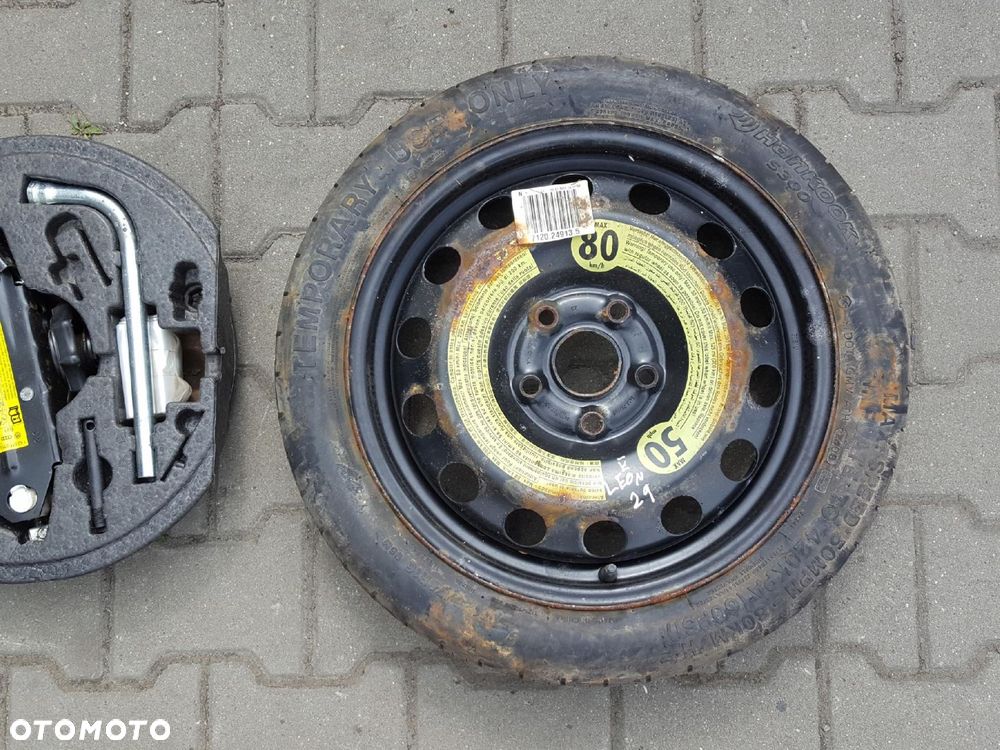 SEAT LEON II ALTEA A3 8P KOŁO DOJAZDOWE 16 5X112 - 3