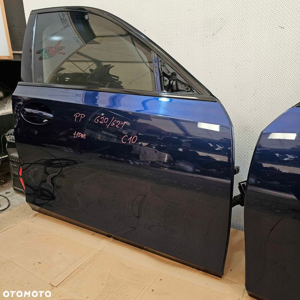 bmw 3 g20 g21 drzwi przednie przód prawe kompletne c10 - 2