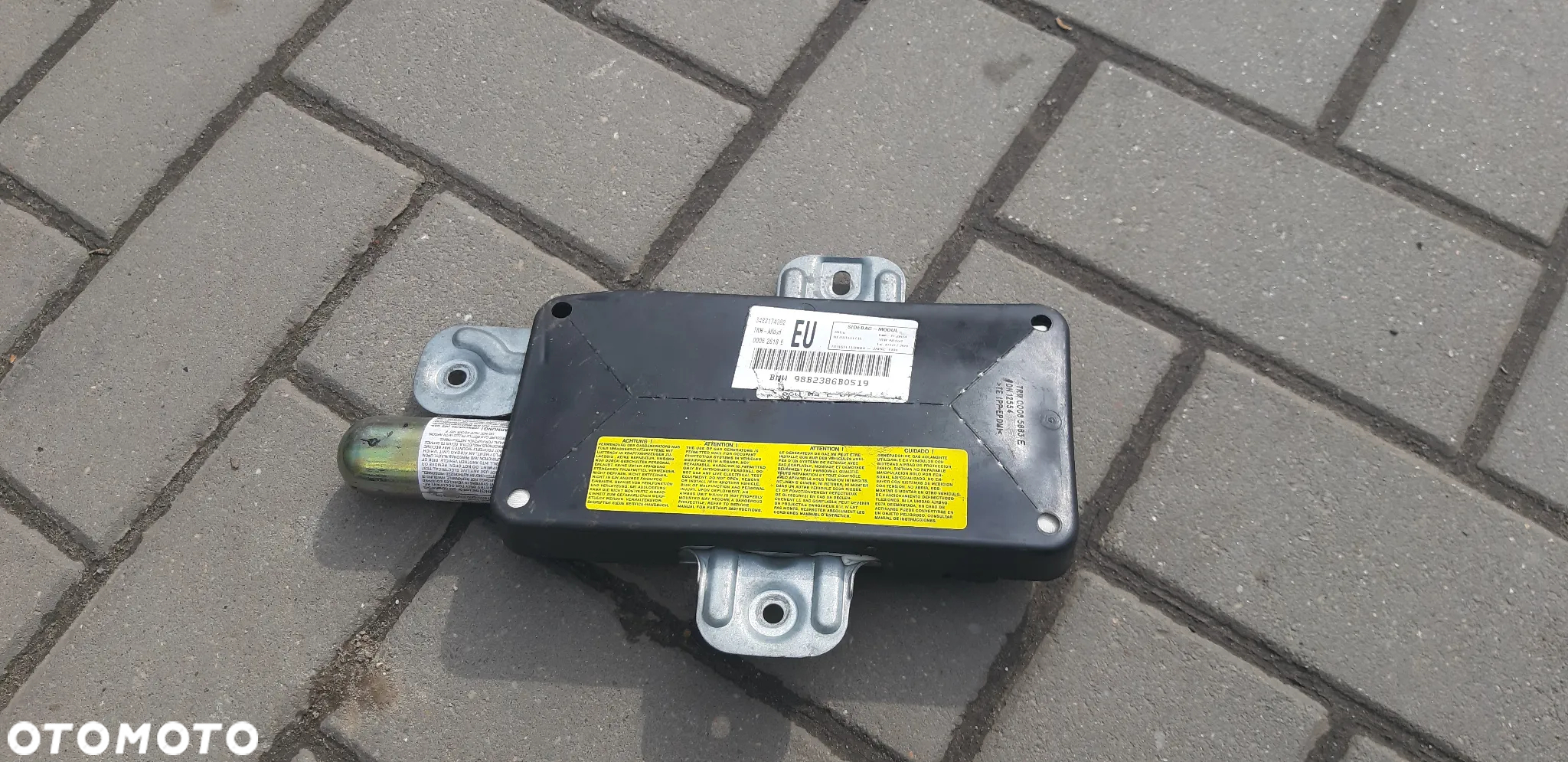 Poduszka AIRBAG drzwi prawy przód BMW E46 3482174382 - 3