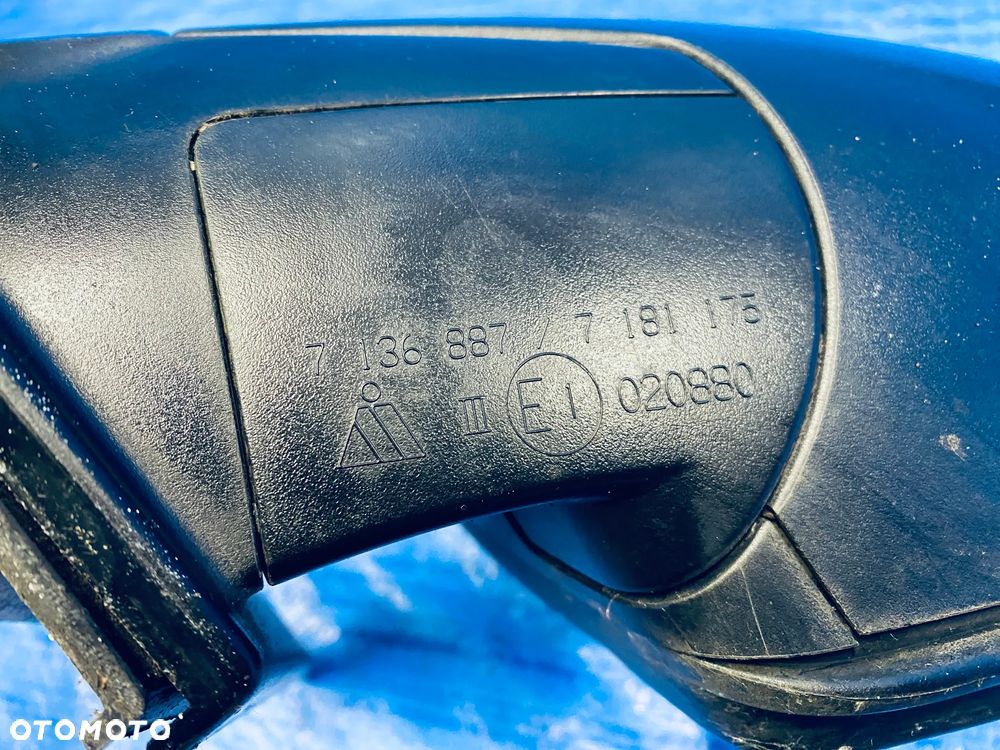 LUSTERKA LUSTERKO ZEWNĘTRZNE KAMERA 360 ; LEWE 7PIN ; PRAWE 7PIN ; 3+4PIN BMW X5 E70 LIFT LCI 11R ; SREBRNE KOLOR TITANSILBER 354/7 ORYGINAŁ - 9