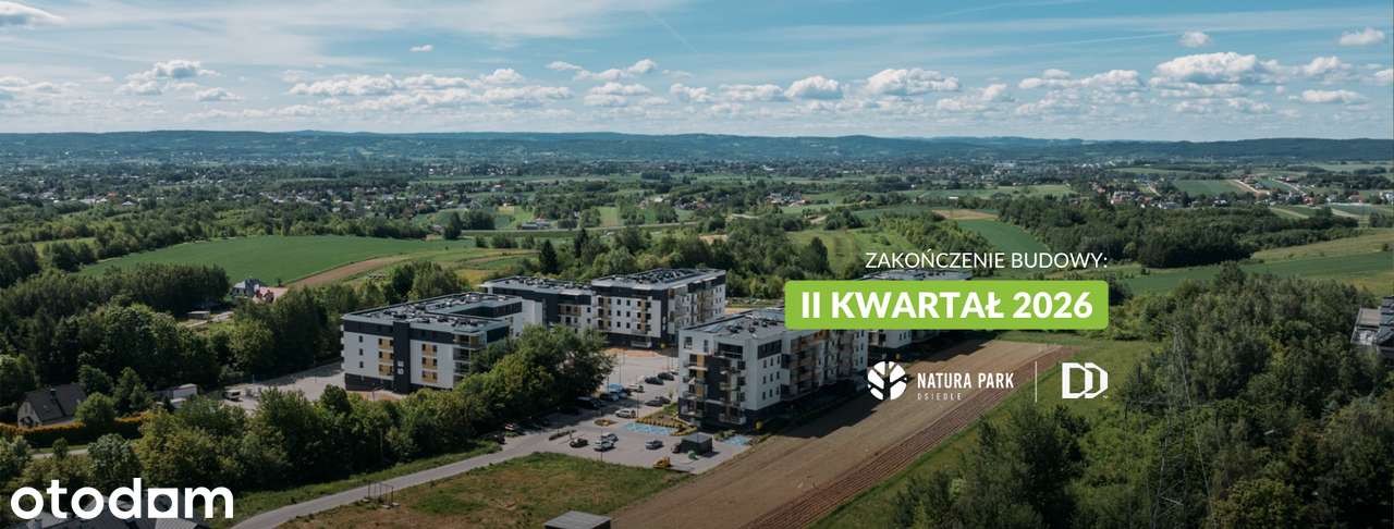 Mieszkanie -44m2, duży taras, Południe, przestrzeń, Natura Park