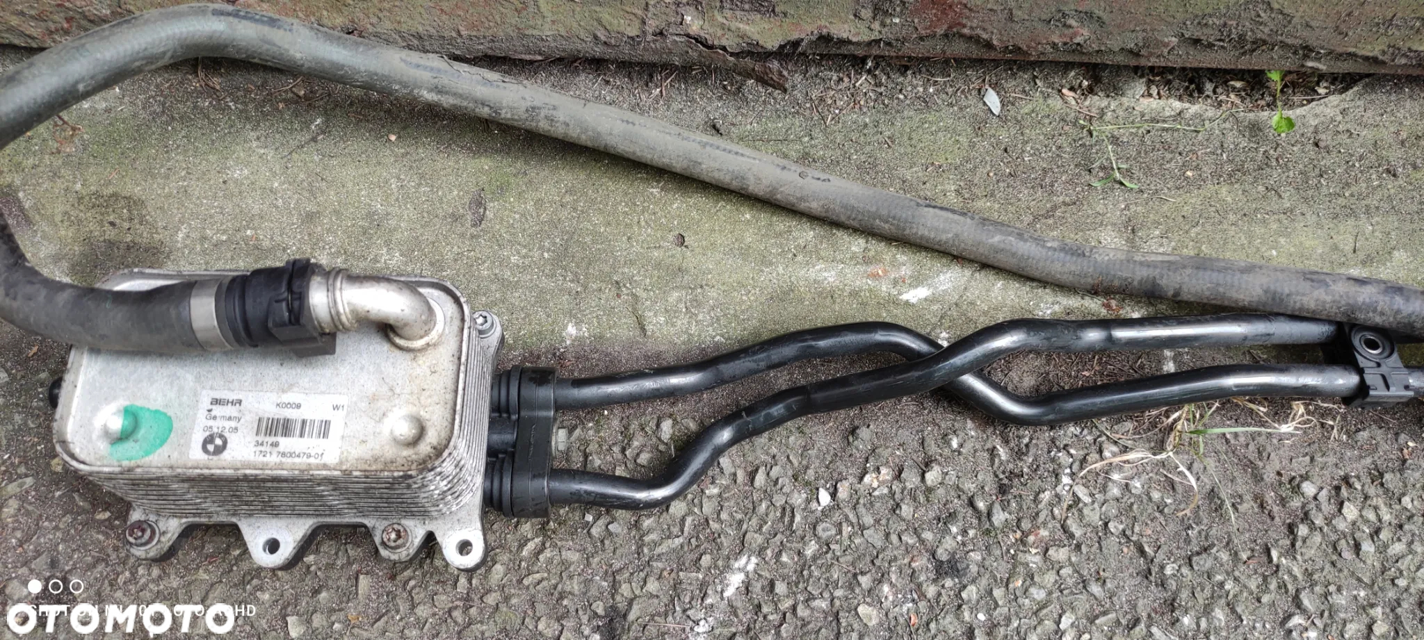 Chłodniczka oleju skrzyni biegów przewody skrzyni BMW e60 e61 2,5d 3,0d  7800479 - 4