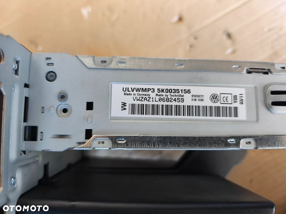 RADIO CZYTNIK 5K0035156 VOLKSWAGEN GOLF CADDY - 4