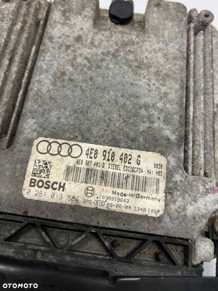 4F0 907 401 Sterownik silnika 3.0 TDI Audi A8 S8 D3 4E - 2