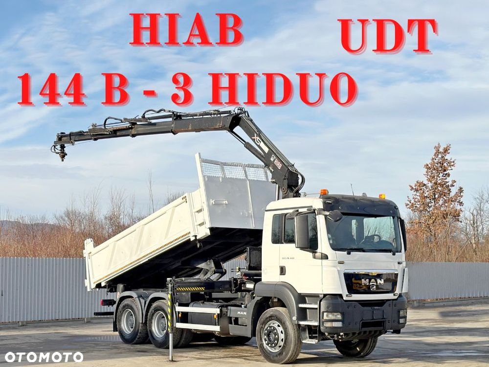 MAN TGS 26.400 *WYWROTKA 5,30m * HIAB 144 B - 3 HIDUO + PILOT * 6x4 - 1