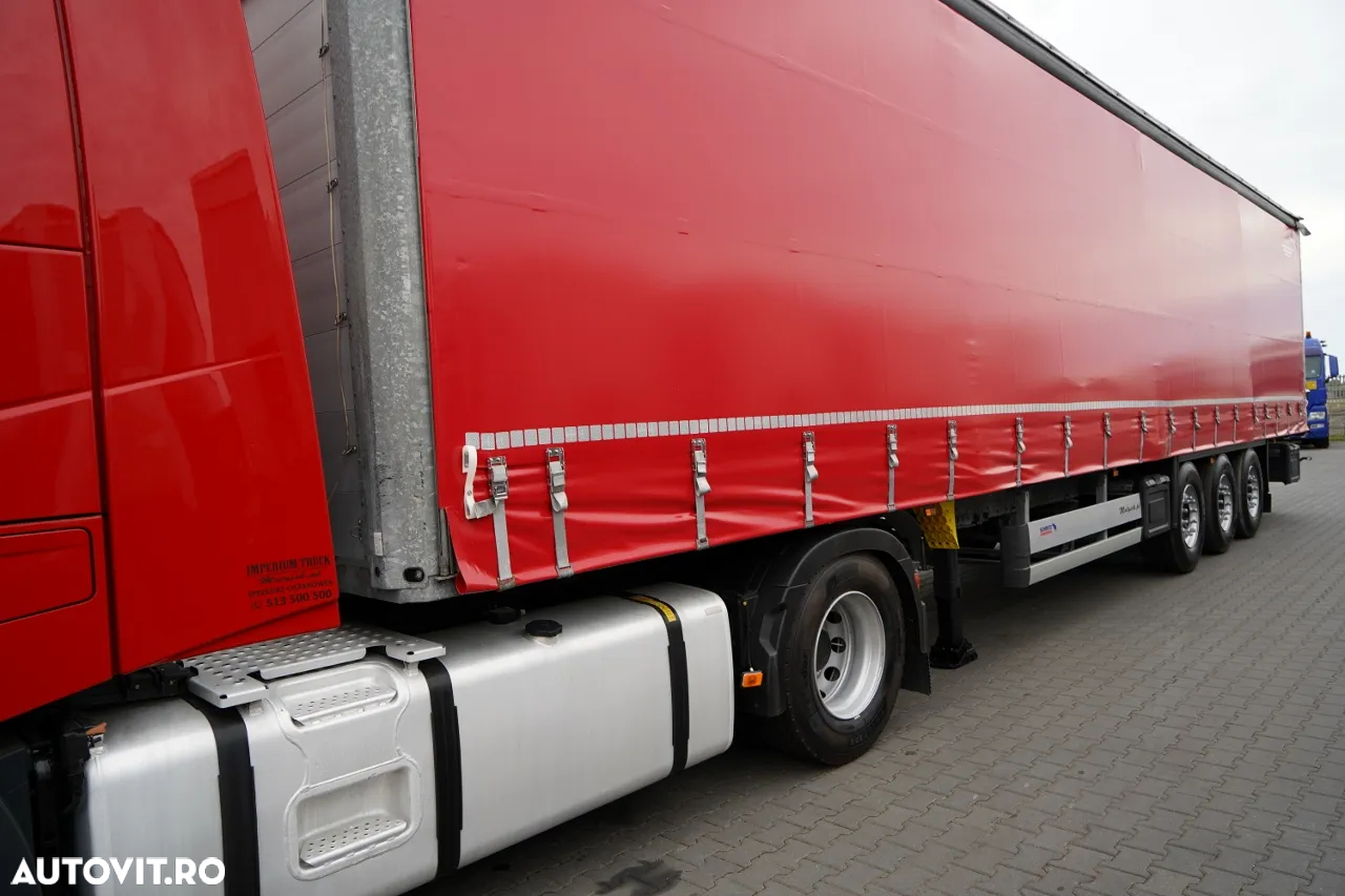 Volvo FH 500 / I-SAVE / XXL / I-PARK COOL / MODEL NOU / ANVELOPE 100% / + CORTINĂ STANDARD SCHMITZ / PUNTE RABATABILĂ / ACOPERIȘ RABATABIL / 2022 / DUPĂ CONTRACTUL DE SERVICE GOLD - 7
