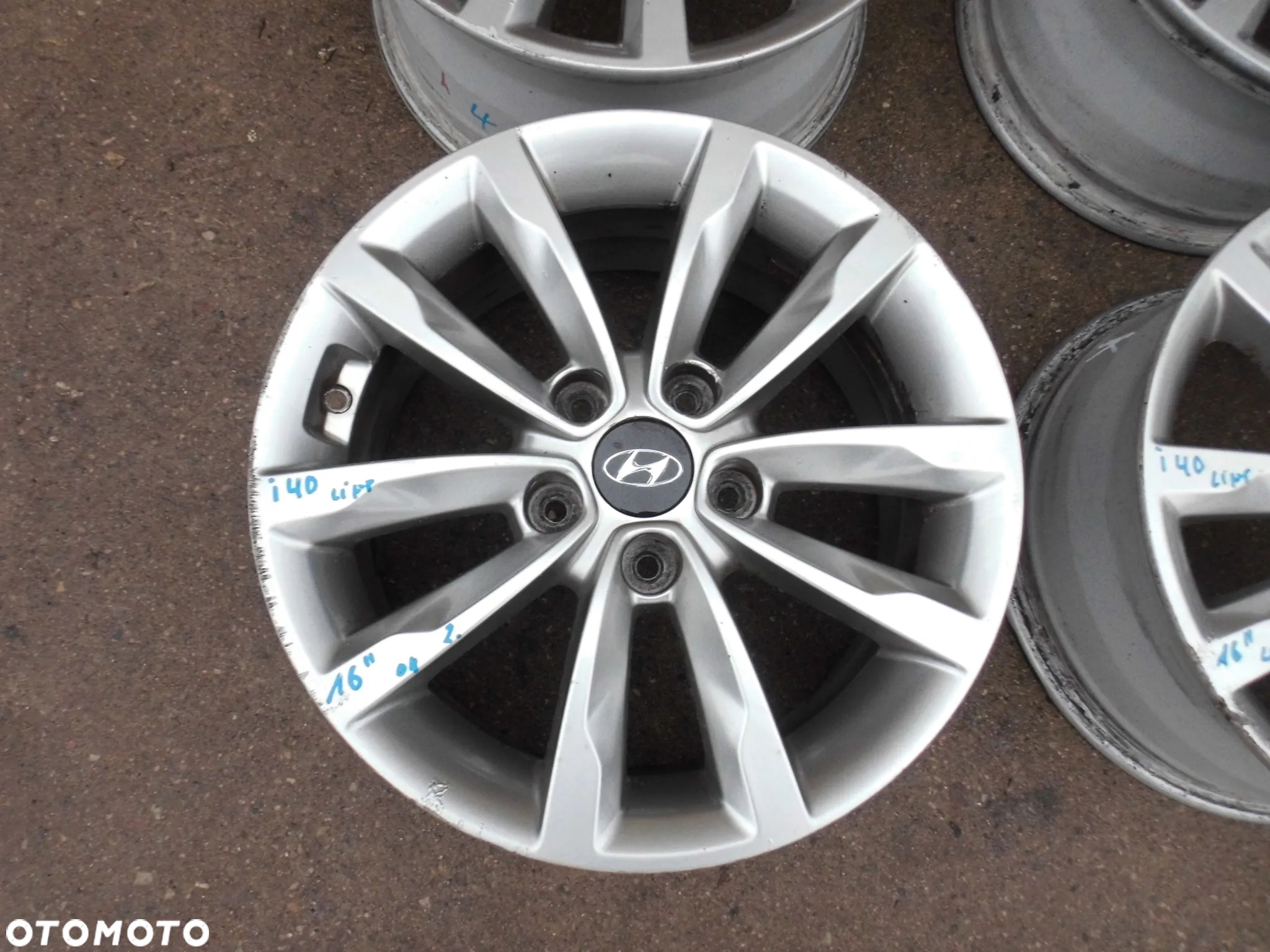 FELGI ALUMINIOWE HYUNDAI I40 LIFT 16 CALI ORYGINAŁ - 3