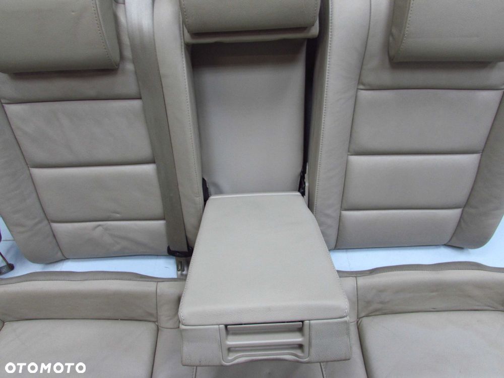 AUDI A6 C6 AVANT 04-11 FOTEL SIEDZENIE KANAPA SKORA JASNA - 6