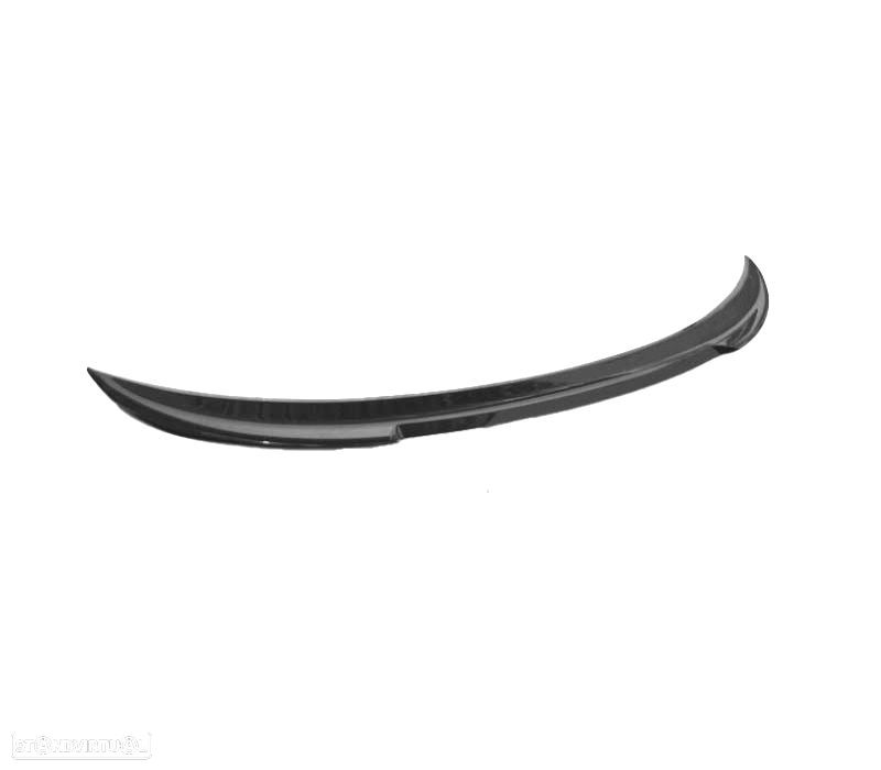 AILERON LIP SPOILER TRASEIRO BMW E90 05-12 LOOK M4 PSM PRETO BRILHANTE - 2