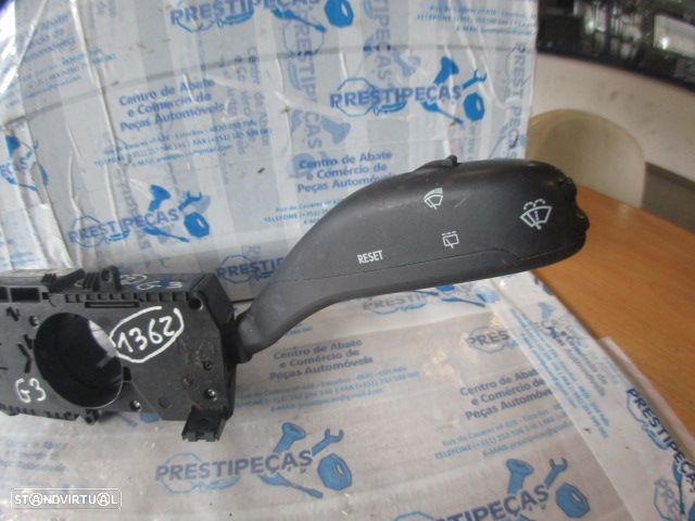 Comutador 6Q0953503CL VW POLO 4 9N FASE 2 2008 1.4TDI 70CV 3P AZUL  ESCOVAS LUZES PISCAS VW POLO 4 9N FASE 2 2009 1.4TDI 70CV 5P CINZENTO - 2