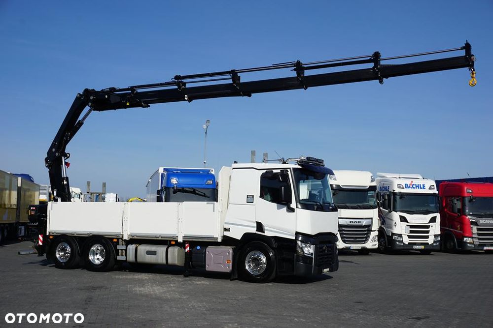 Renault T 380 / 6 X 2 / SKRZYNIOWY + HDS / HIAB 302 E-5 / PILOT / OŚ SKRĘTNA - 4