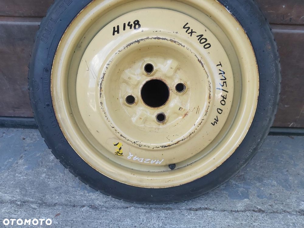 MAZDA 2 II DE dojazdówka 14 4x100 115/70 D14 - 10