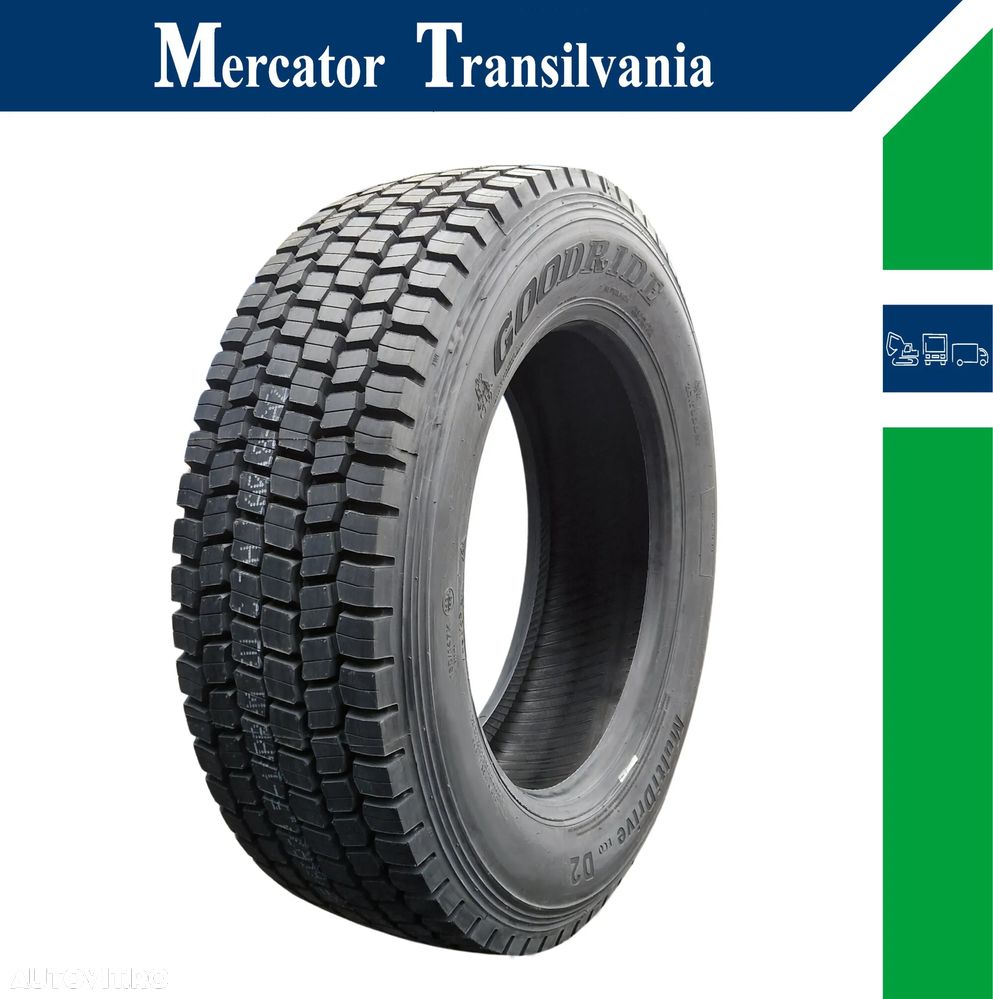 Anvelopa NOUA M+S* Regional 315/80R22.5 Goodride Multi Drive Eco D2 154/151M ( 156/150L ) 18PR LR J - E, B, B 74dB Tractiune - 1