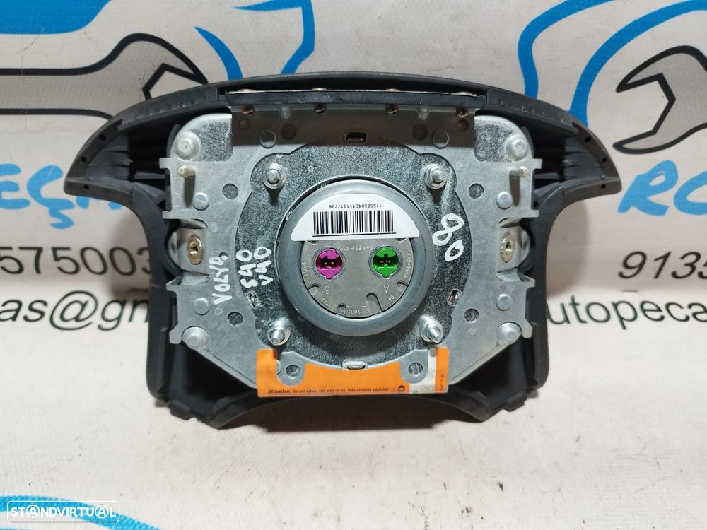 AIRBAG VOLANTE GUIADOR VOLVO V40 I 1 MK1 645 S40 I 1 MK1 644 9011810025 30615523 570730500F - 3