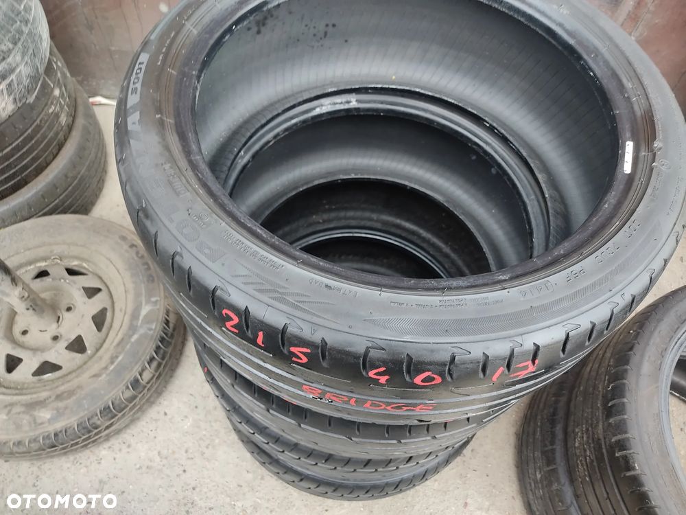 215/40R17 87W OPONY Letnie Lato BRIDGESTONE POTENZA S001 5mm DUNLOP Sport MAXX RT Legnica ALU-RAD 5-6mm 215/40 - 4
