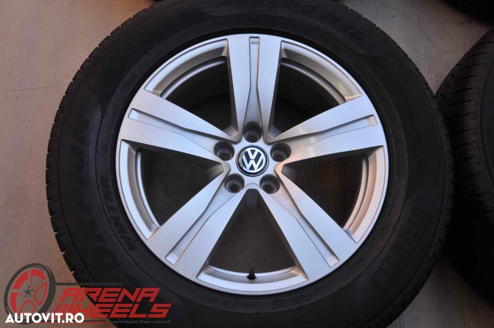 Roti Iarna 18 inch Originale VW Touareg 3 CR Pirelli 255/60 R18 - 5