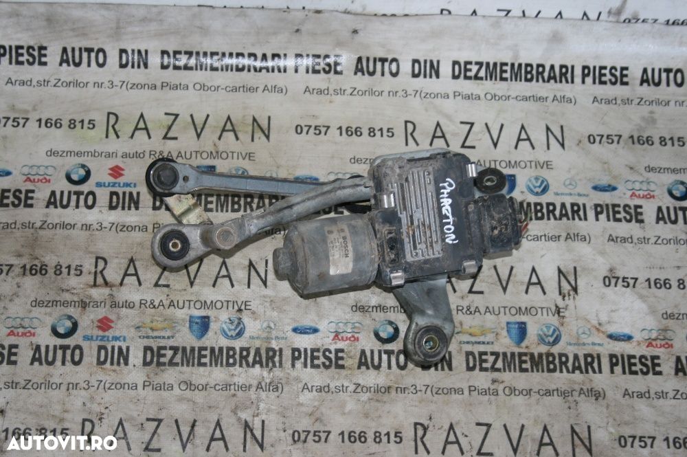 Ansamblu Motoras Stergatoare Vw Phaeton Volan Stanga Germania - 1