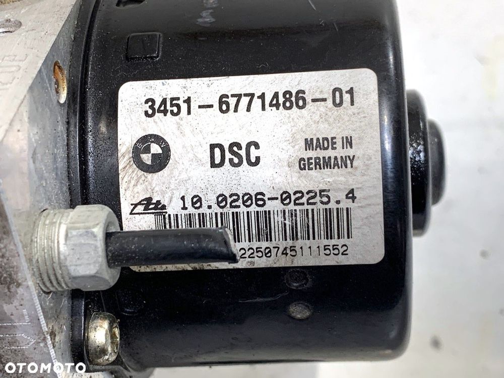 POMPA ABS  BMW 1 (E87) 2003 - 2013 118 d 90 kW [122 KM] olej napędowy 2004 - 2007 6771486 - 5