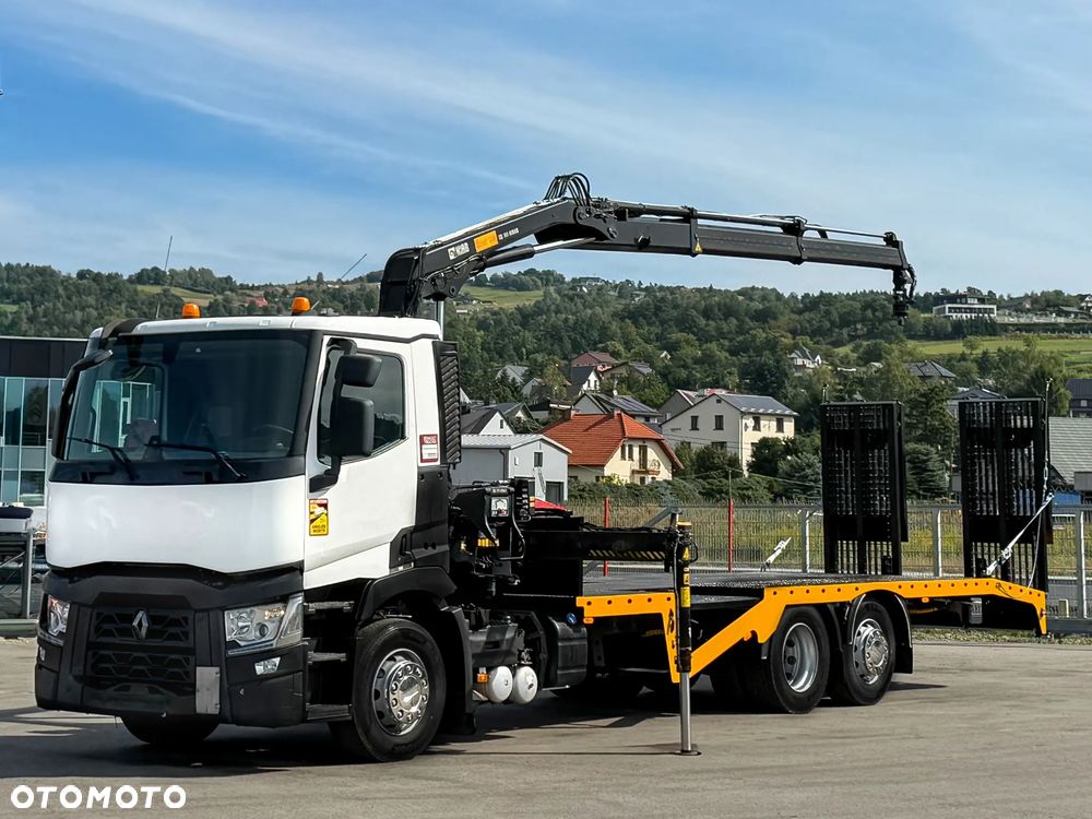 Renault T 380 * LAWETA 8,00 m * HIAB XS 111 B-2 HIDUO + PILOT * STAN BDB - 6