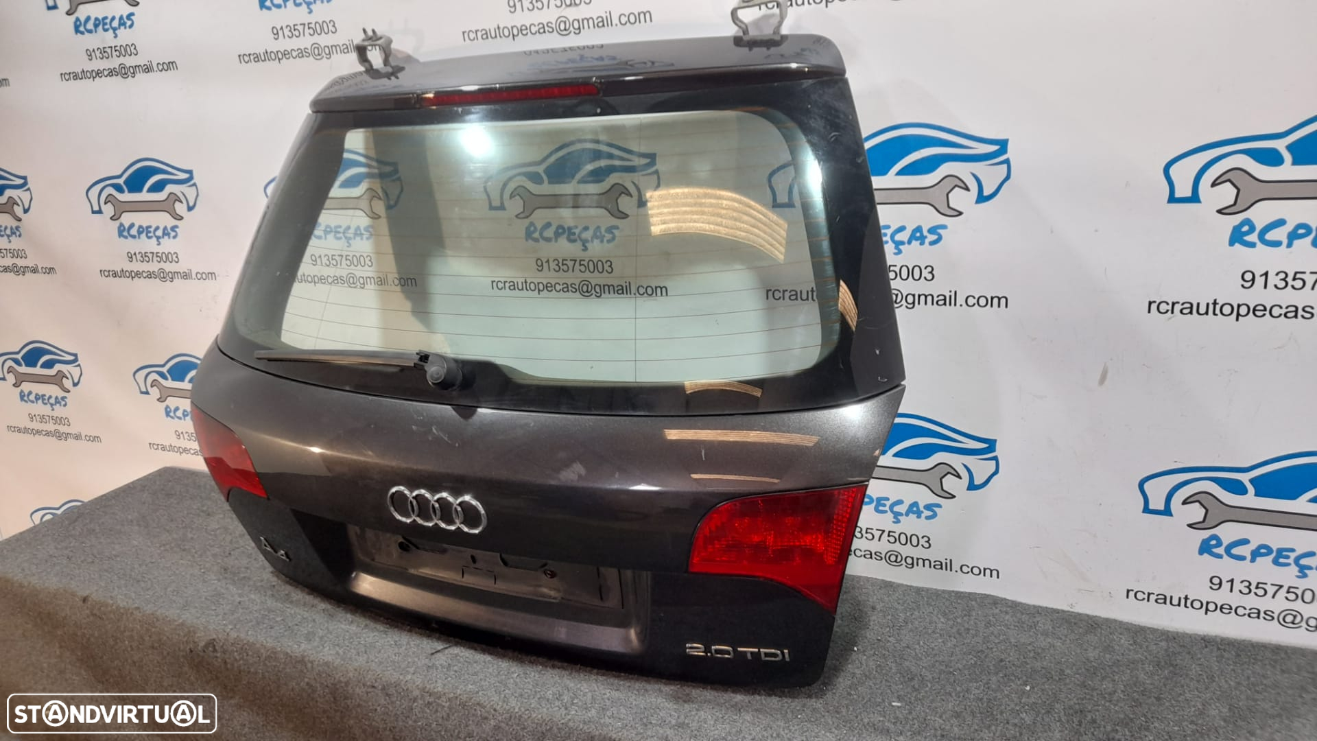 PORTA TAMPA MALA AUDI A4 B7 AVANT CARRINHA 8E9827023R 8E9827023 FECHO PUXADOR MOTOR VIDRO 3º STOP AILERON ALERON SPOILER LIP - 2