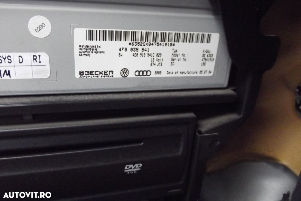 Modul Radio Audi A6 C6A8 S6 unitate radio Audi dezmembrez Audi A6 bmk - 3