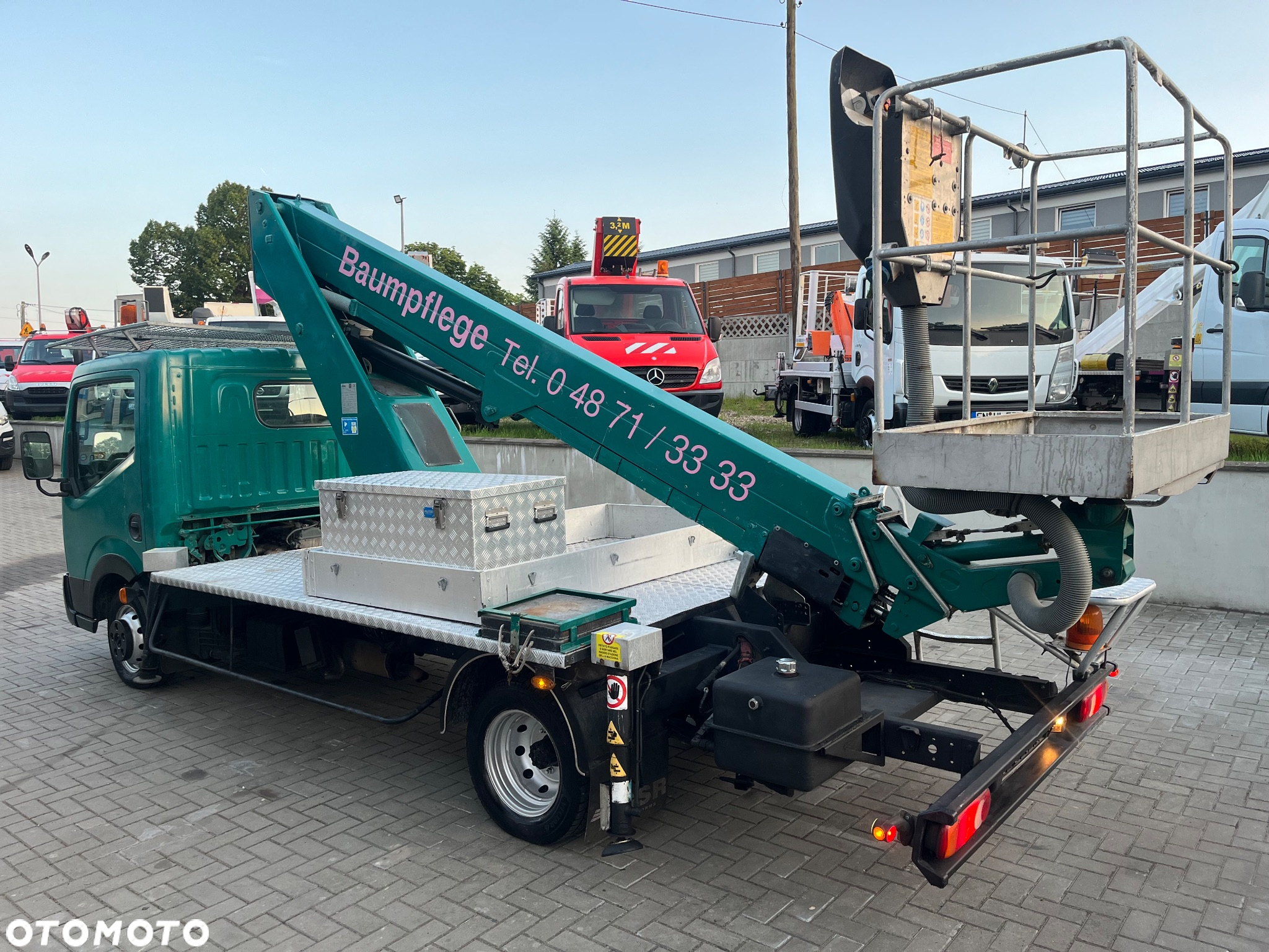 Nissan Podnośnik Koszowy GSR 179 Pełna Hydraulika Góra dół Zwyżka Kosz Izolowany! Jak Ruthmann Wumag Multitel - 4