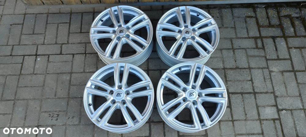 FELGI ALUMINIOWE 5x112 fi 57.1 RC DESINGN 6.5Jx17 CALI ET 39 VW SEAT AUDI SKODA 4 SZTUKI KOMPLET - 1