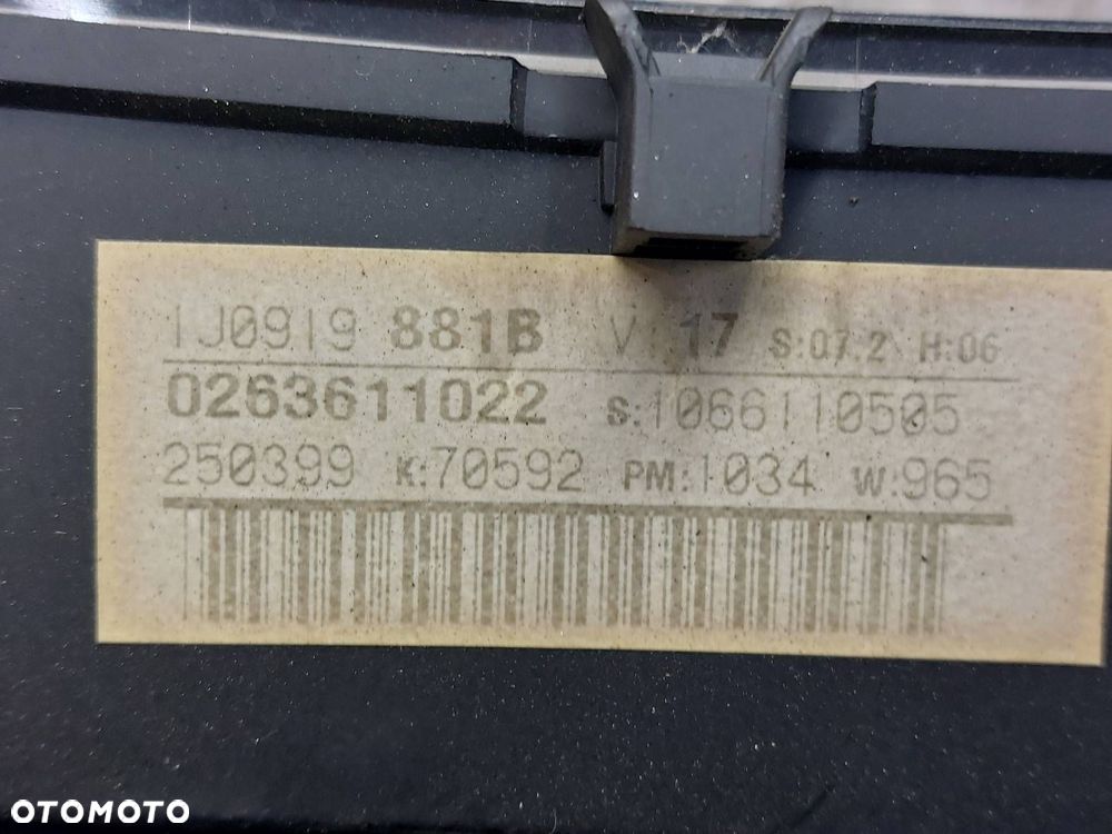 ZESTAW STARTOWY VOLKSWAGEN GOLF IV 1.8 T 06A906018R 4B0905851C - 6