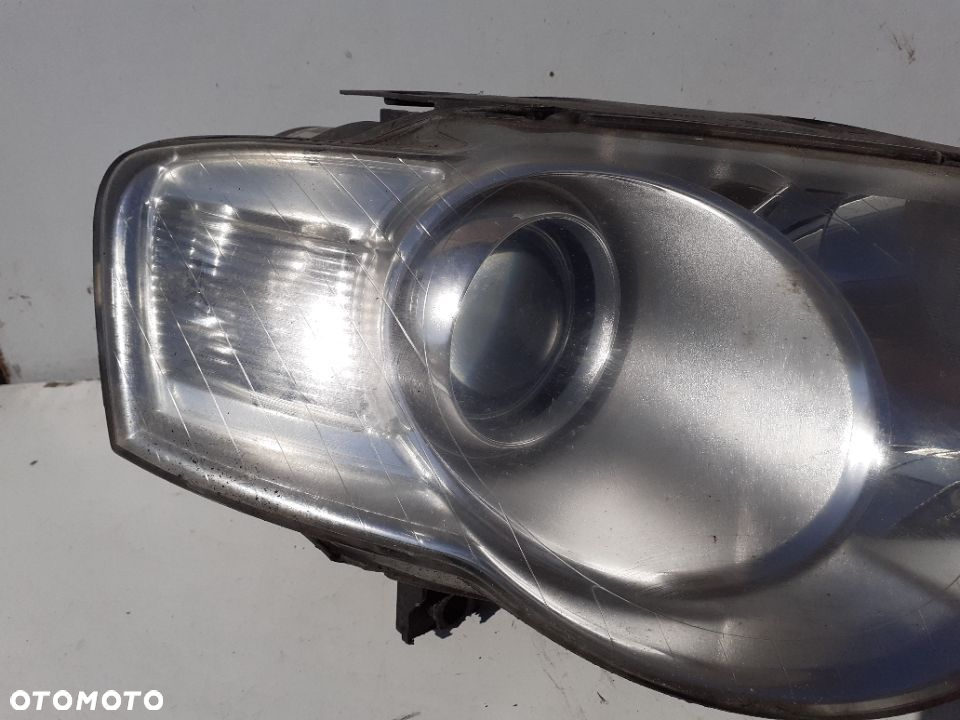 VW VOLKSWAGEN PASSAT B6 LAMPA PRZÓD PRZEDNIA PRAWA SOCZEWKA ORYGINAŁ - 3
