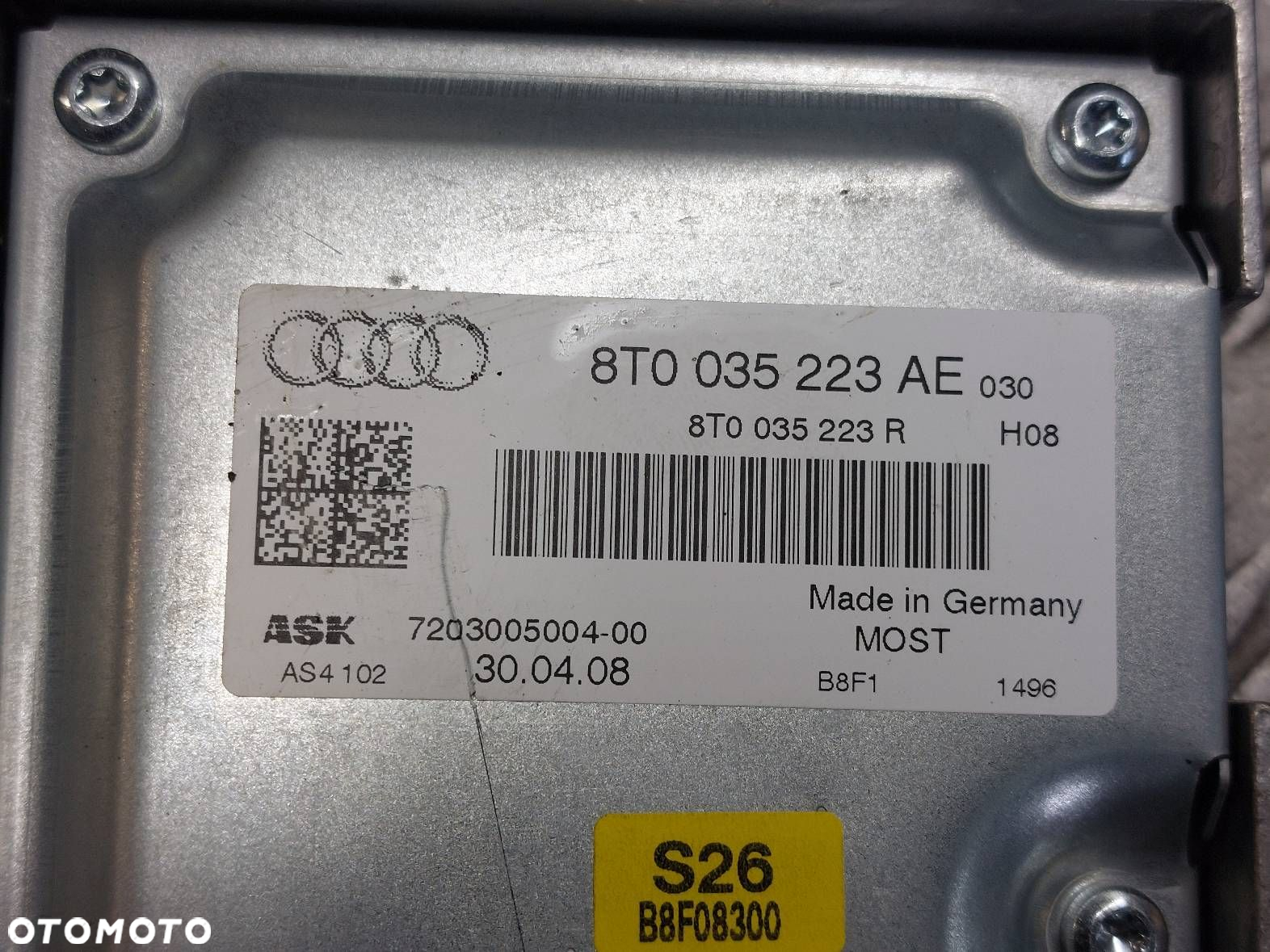 WZMACNIACZ AUDIO AUDI A5 8T 8T0035223AE - 3