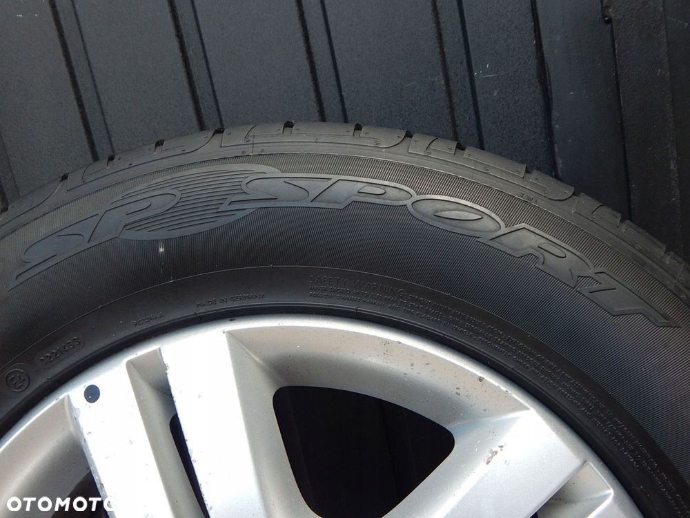 vw t5 alufelga koło zapasowe opona dunlop 235/60 r16 bieżnik 5.71 - 4