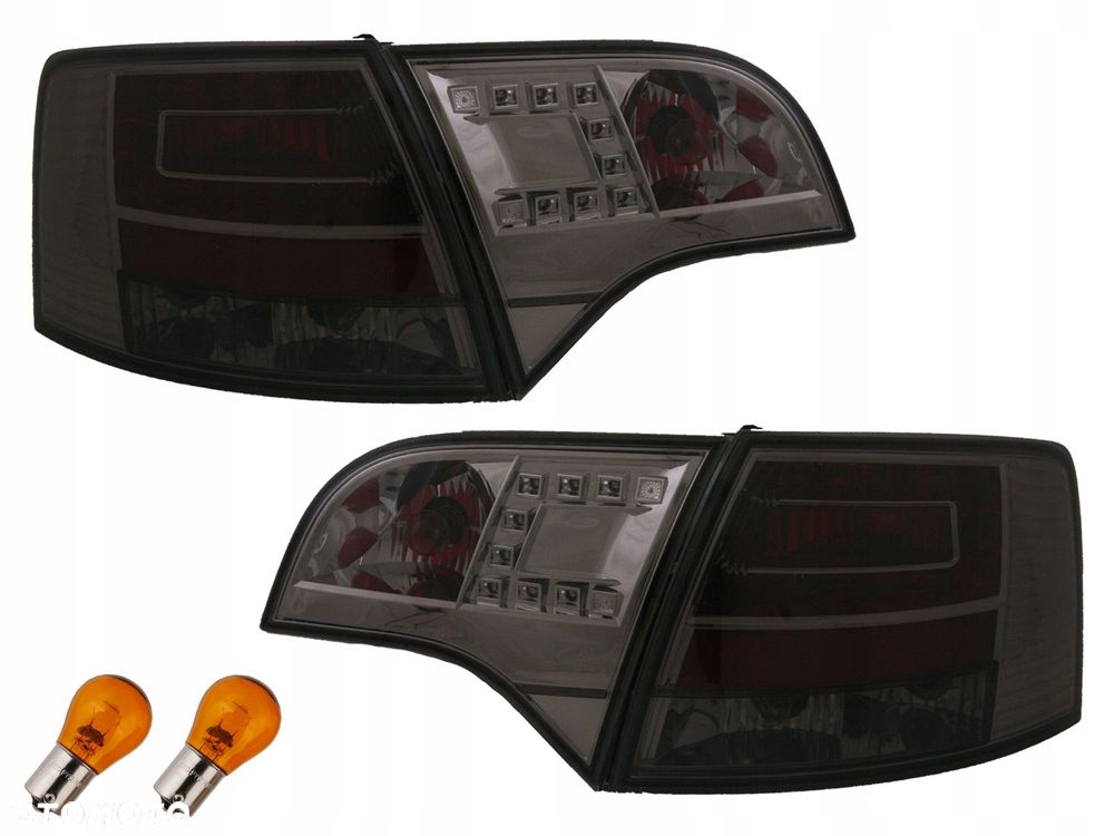 Lampy tyl ne kpl Led diodowe Tuning Dymione Audi A4 b7 8e 8e9 Avant Kombi - 1