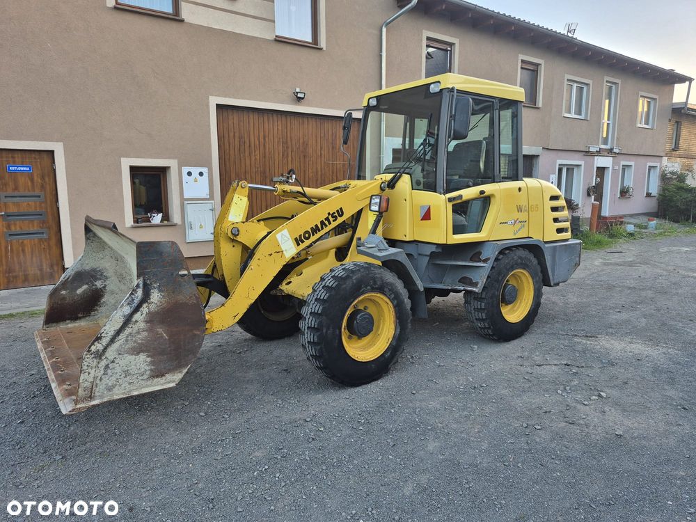 Komatsu WA65 4X4 2000R ŁADOWARKA ŁYŻKA WIDŁY SILNIK YANMAR 4 CYLINDRY DIESEL BEZ ADBLUE I TURBINY - 1