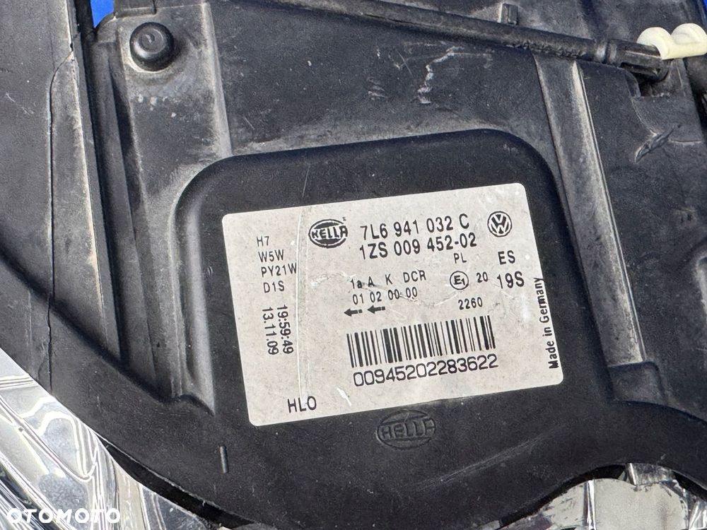 PRAWY BI XENON VW TOUAREG 7L LIFT HELLA BDB EUR - 5