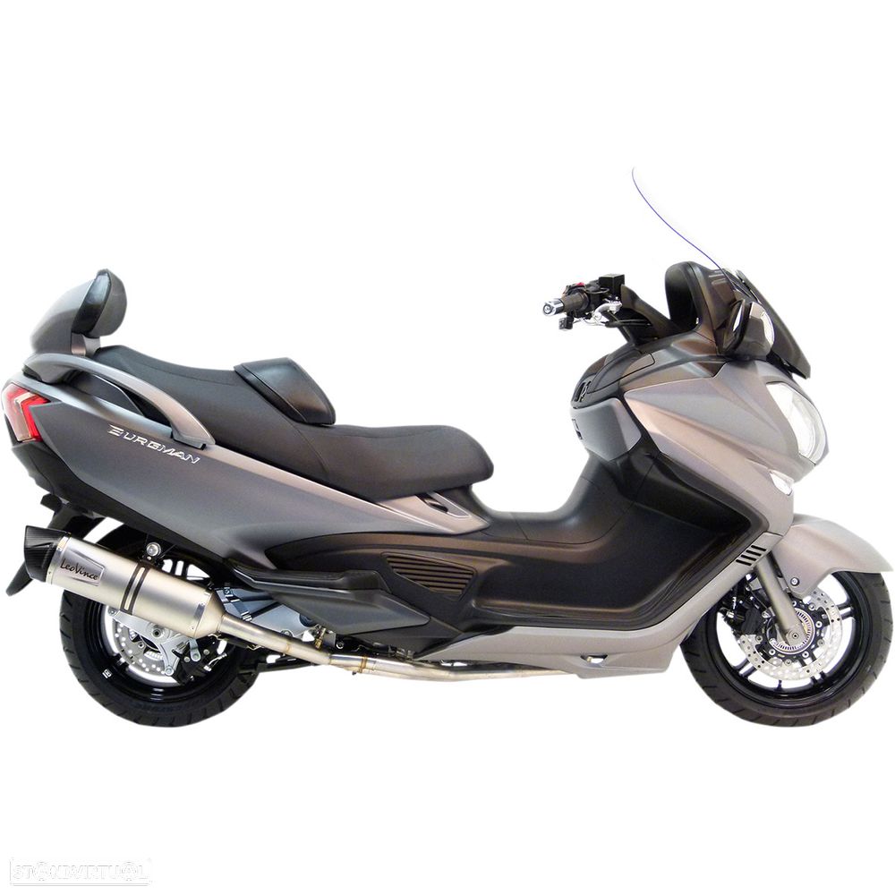 linha completa leovince suzuki an 650 - 8788e - 1